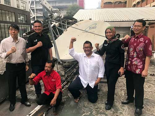 Direksi Telkom habis-habisan kawal migrasi pelanggan satelit Telkom 1