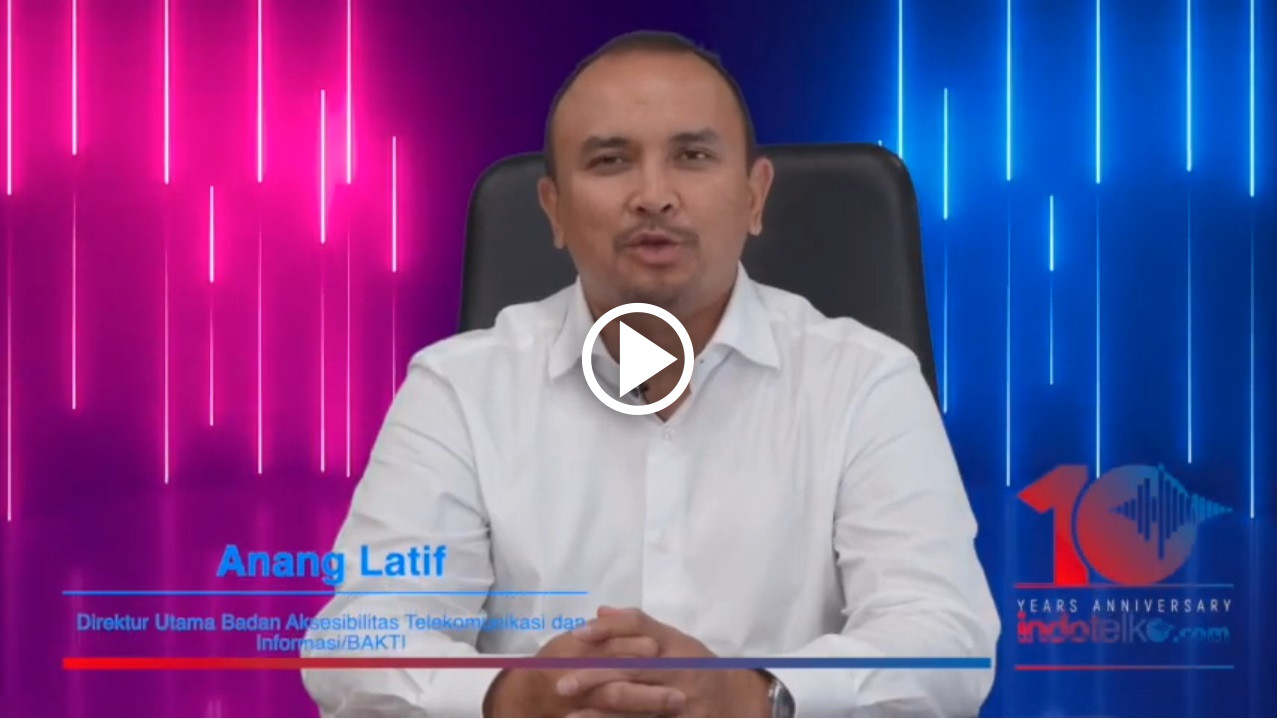 Ucapan HUT, Direktur Utama Badan Aksesibilitas Telekomunikasi Informasi/BAKTI, Anang Latif