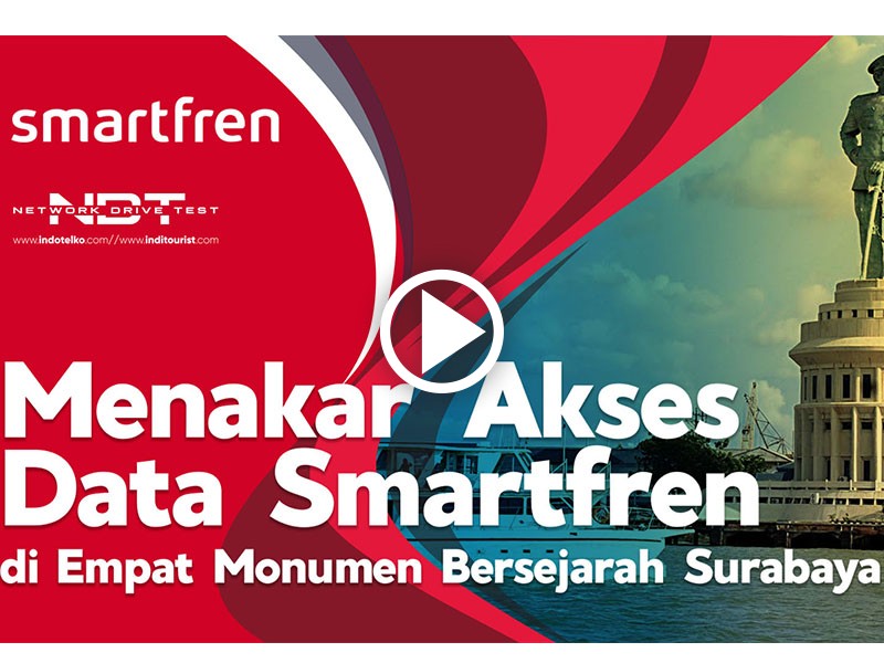 Menakar jaringan Smartfren di 4 monumen Surabaya