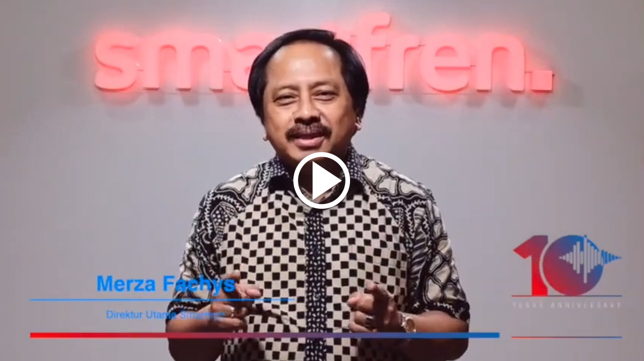 Ucapan HUT, Direktur Utama Smartfren., Merza Fachys