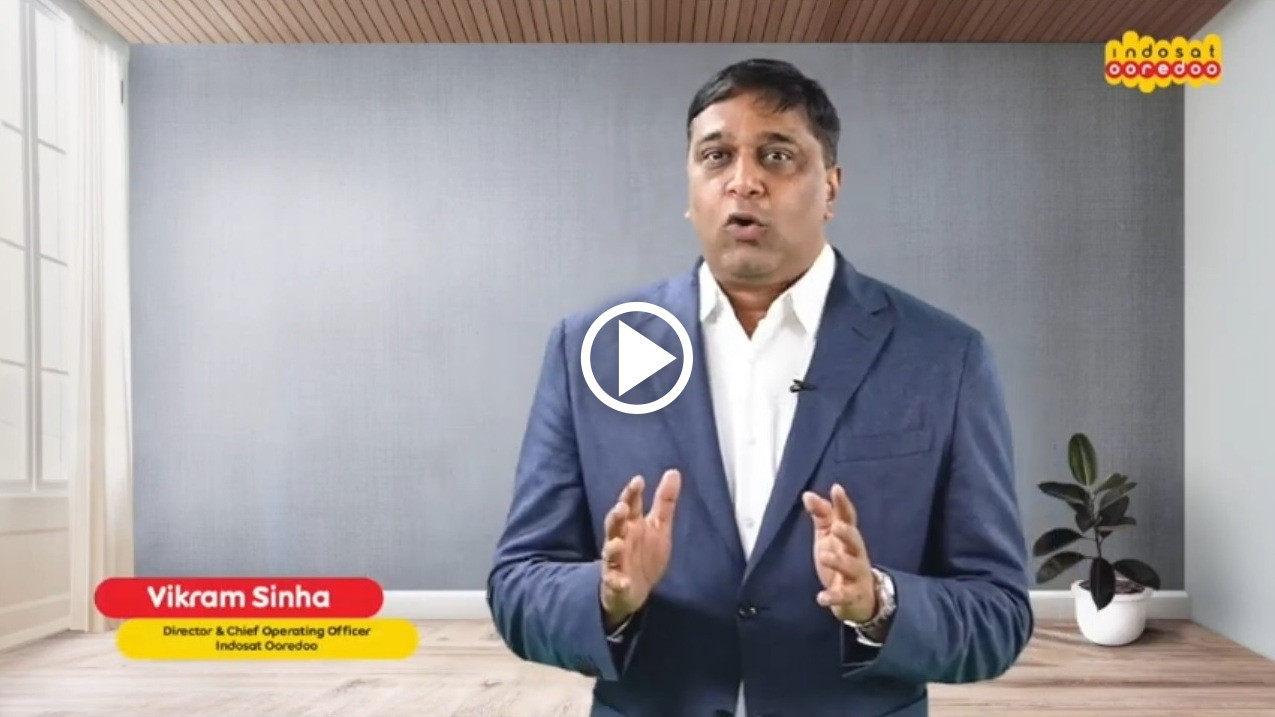 Ucapan HUT, Director & Chief Operation Officer Indosat Ooredoo Vikram Sinha